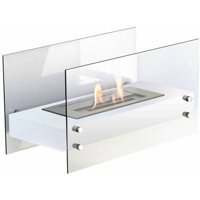 Focolr a bioetanolo Falun Bianco cm 35x60x30 GLOW-FIRE FALUN-BIANCO