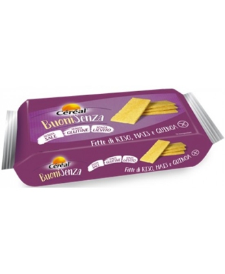 Cereal Buoni Senza Sale Glutine Lievito Fette Di Riso Mais E Quinoa 200g