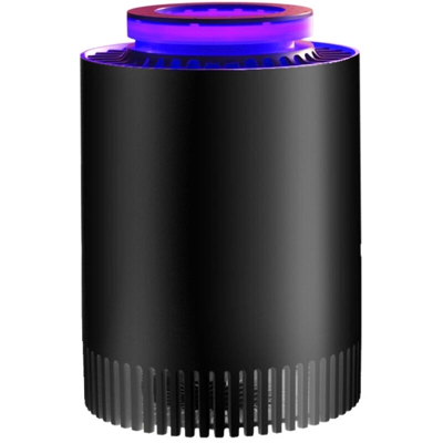 Trappola per mosche elettronica Light Killer per interni Zapper per insetti a luce blu,Nero