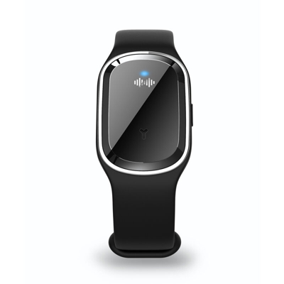 Braccialetto repellente per zanzare portatile Braccialetto repellente per zanzare con orologio da polso anti zanzara per bambini adulti,Nero M1