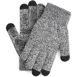 Happyshopping - Guanti invernali per uomo e donna Touch Screen Antiscivolo Gel di silicone Polsino elastico Materiale termico morbido in maglia en oferta