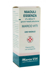 Niaouli Essenza Mv*2% Gtt 20g características