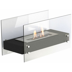 Bruciatore da tavolo etanolo Falun Nero cm 35x60x30 GLOW-FIRE FALUN-NERO en oferta