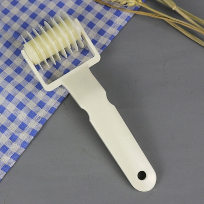 Plastica Pizza Rolling Cutter Pasta Pasta Biscotto Lattice Rolling Kitchen Baking Tool,Tipo,S,Bianco - Tipo,S,Bianco