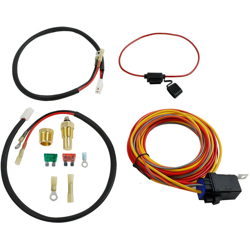 Kit di installazione del rele di cablaggio della ventola di raffreddamento elettrica da 40 A del termostato da 185/165 gradi características
