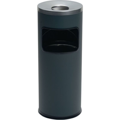 Posacenere combinato Ø250xH630mm lamiera di acciaio antracite DURABLE