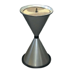 Posacenere da terra D405xH770mm lamiera di acciaio antracite TKG en oferta