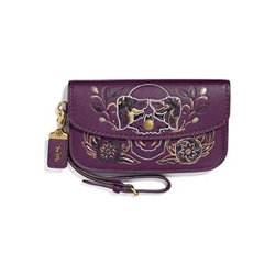 Pochette Women's Leather Clutch Bags, 37370 b4pm - Colore Viola características