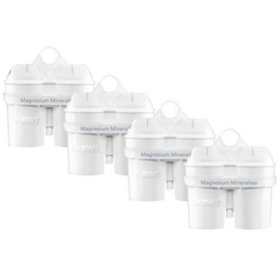 BWT 4x Longlife Mg2+ 814134 Cartuccia filtro Bianco