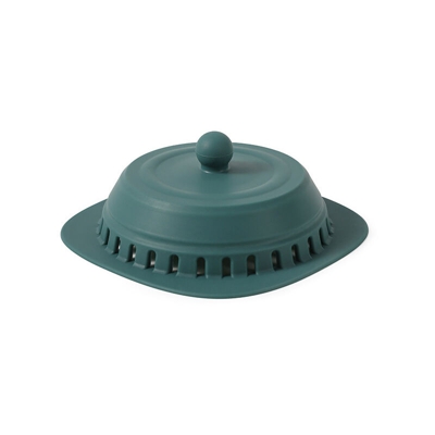 Happyshopping - Coperchio di scarico a pavimento per WC Tappo di copertura anti-odore in silicone per fognature,Tipo,verde scuro - Tipo,verde scuro