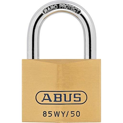 85WY / 50 contro Corpo serratura in ottone largo 50 mm con chiavi diverse