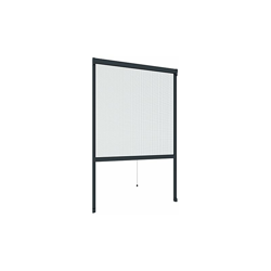 Rollo Tenda a Rullo, zanzariera, Telaio in Alluminio per finestre, accorciabile singolarmente, 130 x 160 cm, Antracite, 03879, 130 x 160 Centimetri precio