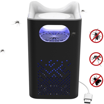 Lampada anti-zanzare Lampada da parete a LED elettronica per insetti e insetti Zapper per insetti non tossici Lampada catcher per insetti a 360 gradi