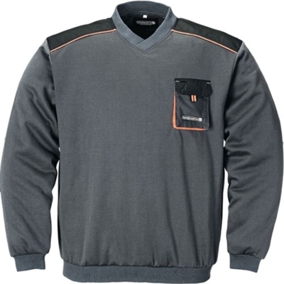Maglione taglia M grigio scuro / nero / arancio TERRATREND