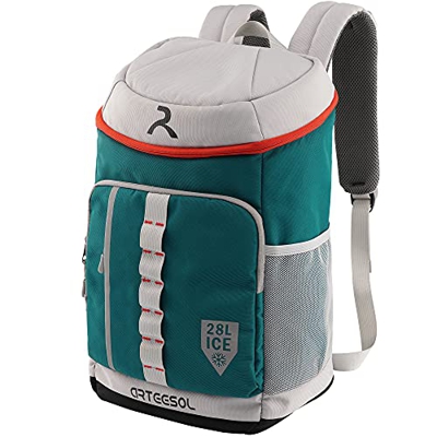 arteesol 28L Zaino Termico, Zaino Frigo Termico, Borsa Frigo Zaino, Borsa Termica Zaino per Picnic, Escursionismo, Campeggio, Feste, Barbecue, Generi 
