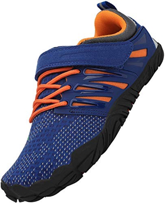 SAGUARO Ragazzi Scarpe da Immersione Ragazze Scarpe Minimaliste Antiscivolo Scarpe per Sport Acquatici Traspirante Asciugatura Veloce, Blu 34