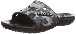 Crocs Classic Printed Camo Slide Nero Croslite, Nero (Nero ), 39/40 EU en oferta