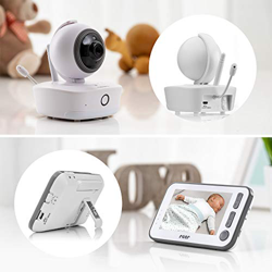 Reer BabyCam 80440 - Videocamera per visione notturna e rilevamento del movimento, colore: Bianco en oferta