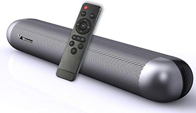 Mini Soundbar, 20 pollici Sound Bar per TV, 2.0 canali Sound Bar Altoparlante Bluetooth con Subwoofer incorporato, Suono Surround 3D per HD e Smart TV