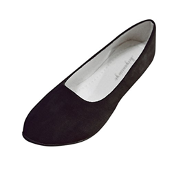 Topgrowth Ballerine Donna Eleganti Scivolare Sandali Casual Lavoro Ufficio Ballerina Primavera Estate Scarpe (38, Nero) en oferta