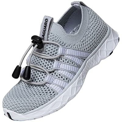 SAGUARO Scarpe Estive Ragazzo Scarpe da Surf Ragazza Scarpe da Spiaggia Coral Scarpette Estive Mare Barca e Sport Acquatici Vari Grigio Gr.33