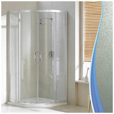 Box Doccia Semicircolare 90x90 Cm H198 Stampato C Mod. Evolution