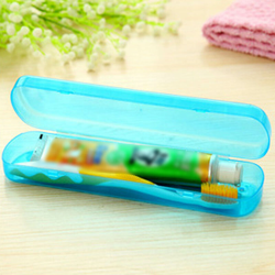 Happyshopping - Scatola per spazzolino da denti in plastica semplice gelatina Scatola per dentifricio Scatola per spazzolino da denti portatile da características