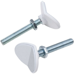 Alberini a Y 2 pz in Metallo 24840100 - Bianco - Safety 1st en oferta