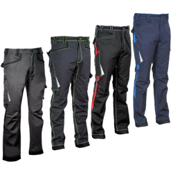 Pantaloni da lavoro Cofra Barrerio-Nero-44 - Nero - - Nero características