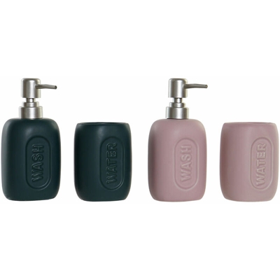 Set da Bagno ABS Gres (2 pcs) - Dkd Home Decor