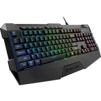 SKILLER SGK4 tastiera USB QWERTY Inglese US Nero, Tastiera da gioco
