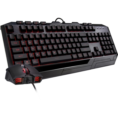 Gaming Devastator 3 Plus tastiera USB QWERTZ Tedesco Nero, Set desktop