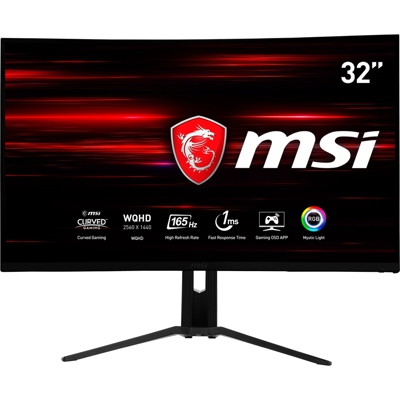 Optix MAG322CQR 80 cm (31.5") 2560 x 1440 Pixel Quad HD LED Nero, Monitor di gioco