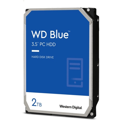 Blue 3.5" 2000 GB SATA, Hard-disk