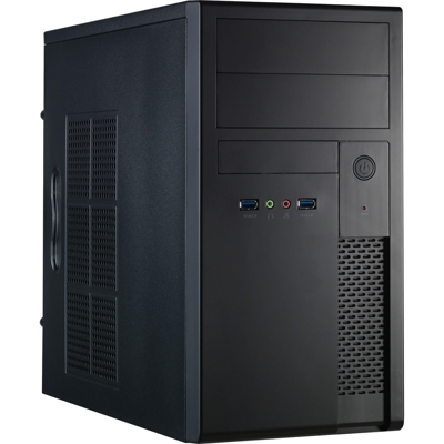 XT-01B-350GPB computer case Mini Tower Nero 350 W, Chassis Tower