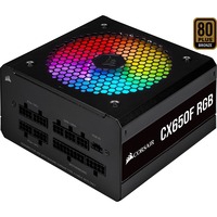 CX Series CX650F RGB alimentatore per computer 650 W 24-pin ATX ATX Nero, Alimentatore PC