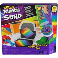 Set Sandisfactory con 907 g di Kinetic Sand nera e colorata, include più di 10 attrezzi, Gioco di sabbia en oferta