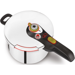 P2530738 pentola a pressione per piano cottura 6 L Nero, Acciaio inossidabile precio