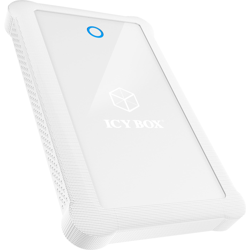 IB-233U3-Wh Box esterno HDD/SSD Bianco 2.5", Disk enclosure precio