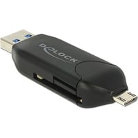 91734 lettore di schede USB/Micro-USB Nero