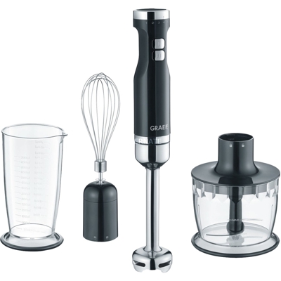 HB502EU frullatore 0,7 L Frullatore ad immersione Nero, Argento, Frullatore a immersione