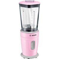 MMBM4G6K frullatore Frullatore da tavolo 350 W Rosa, Trasparente, Mixer stand