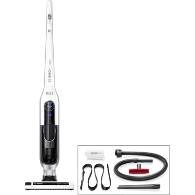 BCH6L2560 scopa elettrica Senza sacchetto 0,9 L Nero, Bianco, Aspirapolvere verticale