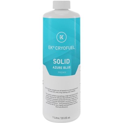 EK-CryoFuel Solid Azure Blue (Premix 1000mL), Liquido refrigerante