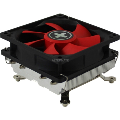 XC041 ventola per PC Processore Refrigeratore 9,2 cm Nero, Rosso, raffreddamento CPU