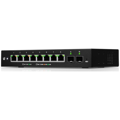 EdgeSwitch 10XP Gestito L2 Gigabit Ethernet (10/100/1000) Supporto Power over Ethernet (PoE) Nero, Interruttore
