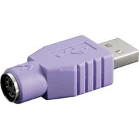 USB / PS2 Adapter Grigio, Viola, Adattatore precio