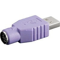 USB / PS2 Adapter Grigio, Viola, Adattatore