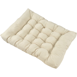 Set di Cuscini per Mobili in Pallet / Bancale EPAL Composti di 4 Cuscini di Seduta e 6 Cuscini Scienali - Impermeabili, Trapuntati, Imbottiti - Beige precio