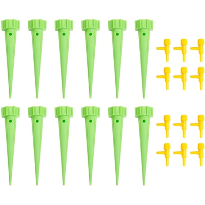 Valvola di controllo dell'irrigazione a goccia da giardino per uso domestico con fioriera automatica portatile con interruttore,Tipo,12 confezioni di